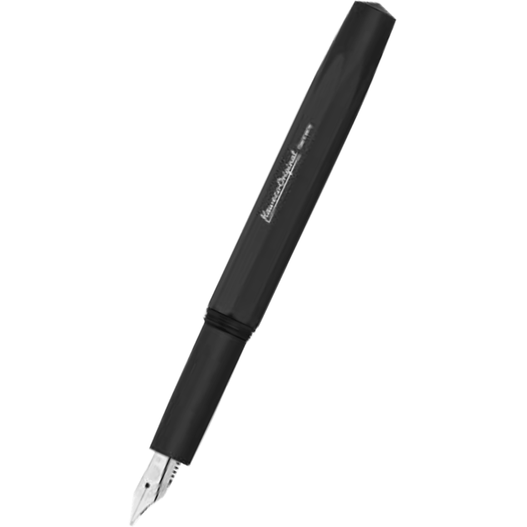 Kaweco Original Fountain Pen - Black - Chrome Trim (060 Nib) - Pen Boutique Ltd