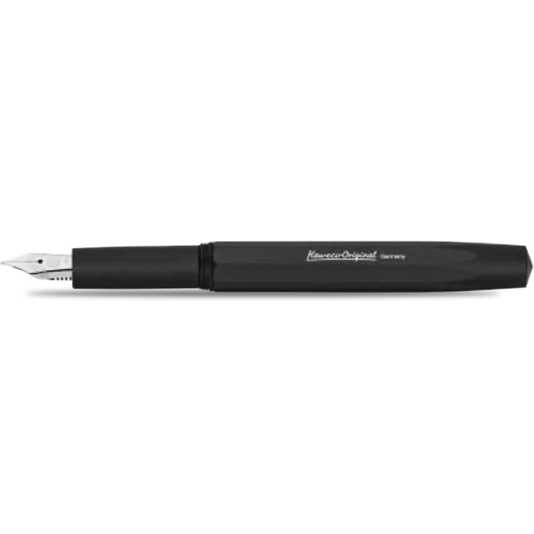 Kaweco Original Fountain Pen - Black - Chrome Trim (060 Nib) - Pen Boutique Ltd