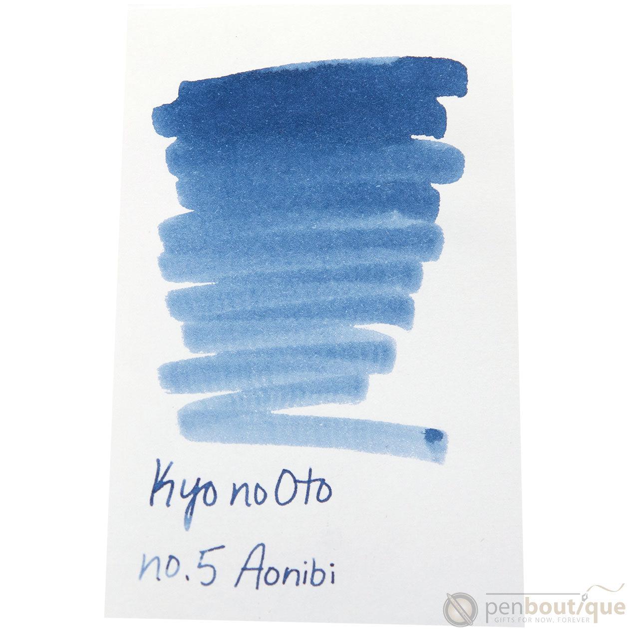 Kyoto Ink Bottle - Kyo no Oto - Aonibi - Pen Boutique Ltd