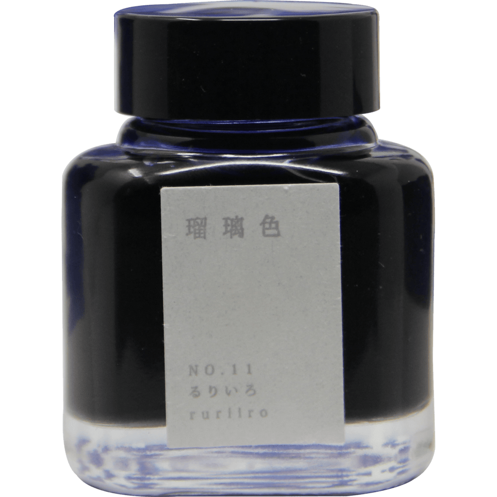Kyoto Shimmer Ink Bottle - Ruriiro - 40ml - Pen Boutique Ltd