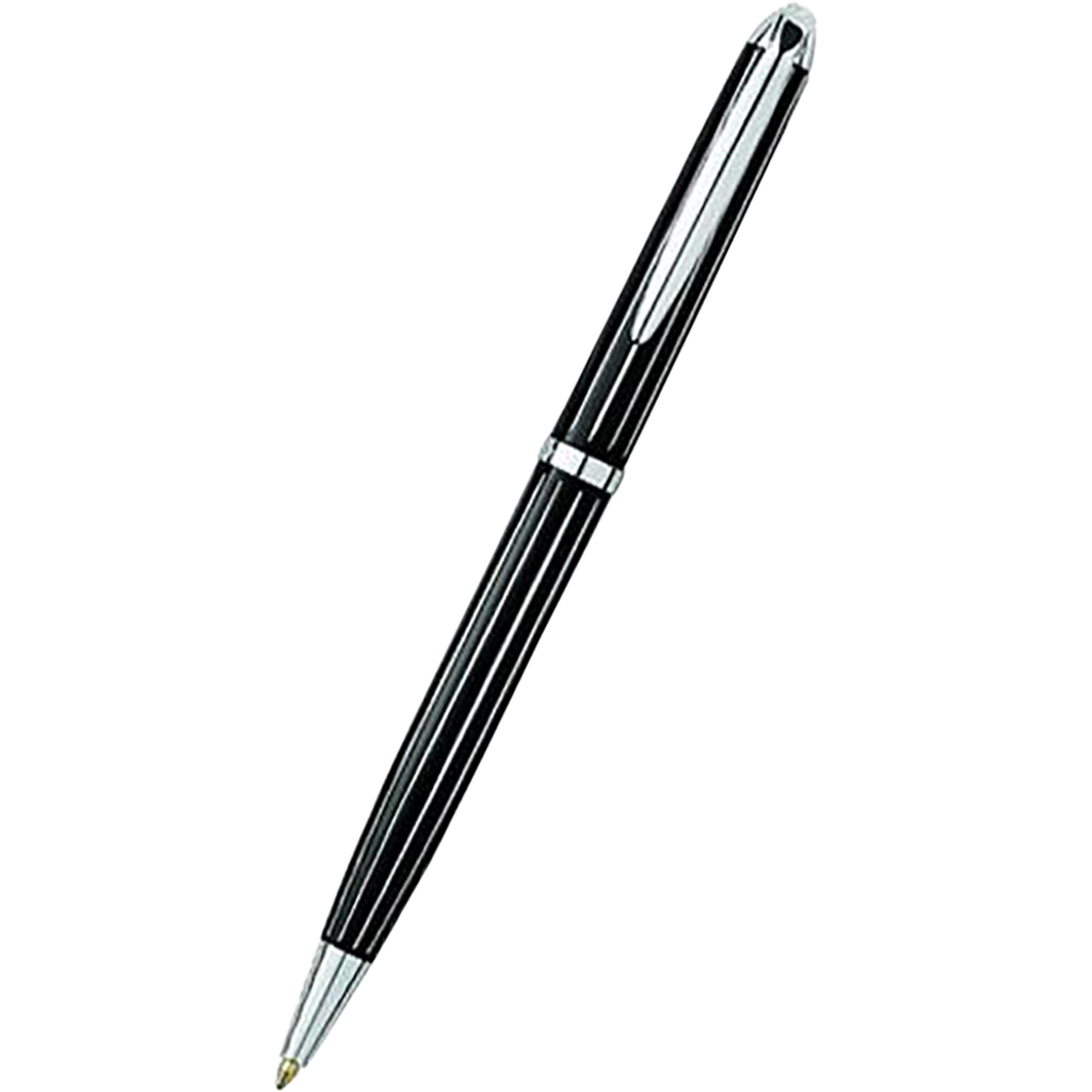 Laban Ballpoint Pen - Black Diamond - Sterling Silver Trim-Pen Boutique Ltd