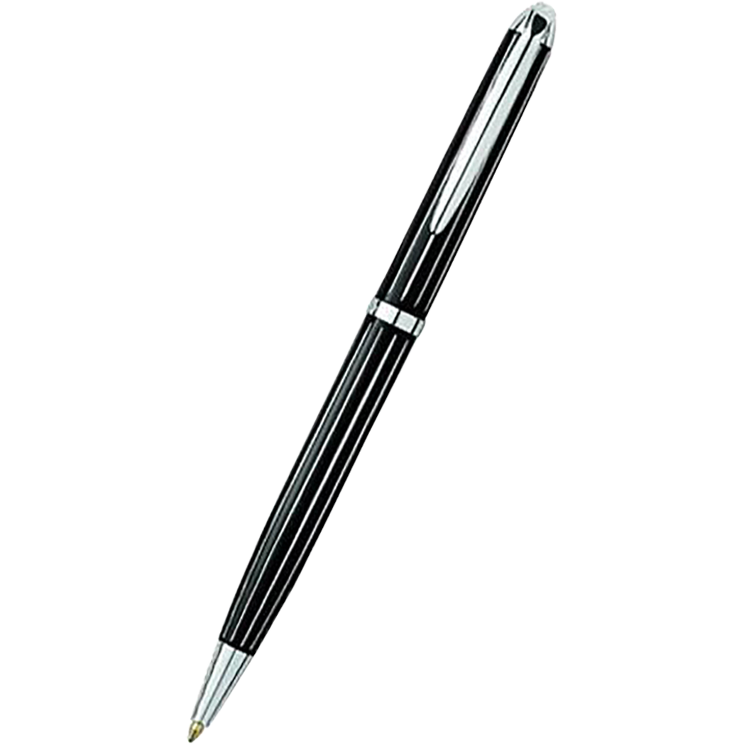 Laban Ballpoint Pen - Black Diamond - Sterling Silver Trim-Pen Boutique Ltd