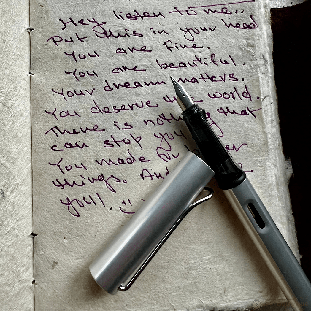 On Sale : Lamy Al - Star Fountain Pen - Special Edition - WhiteSilver - Pen Boutique Ltd
