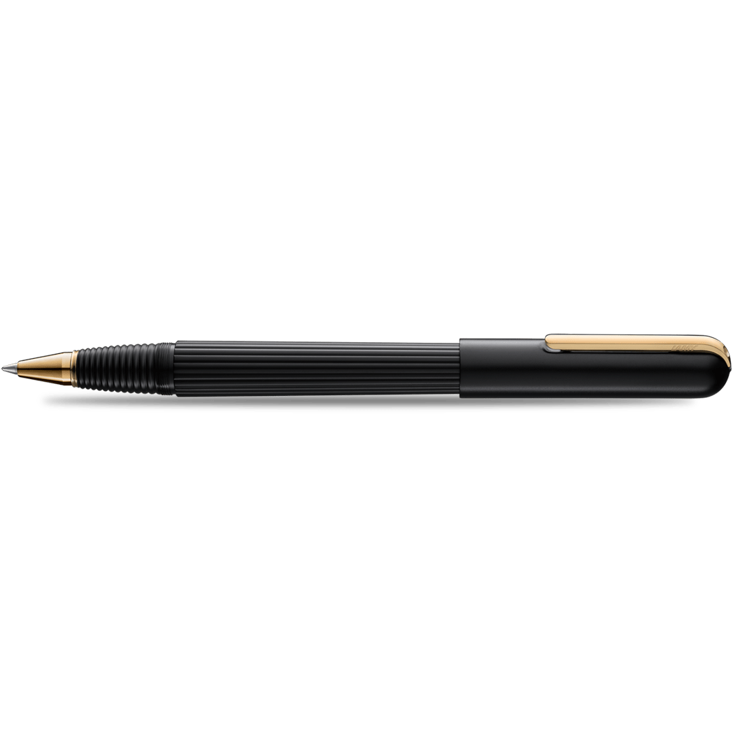 Lamy Imporium Black/Gold Rollerball Pen - Pen Boutique Ltd