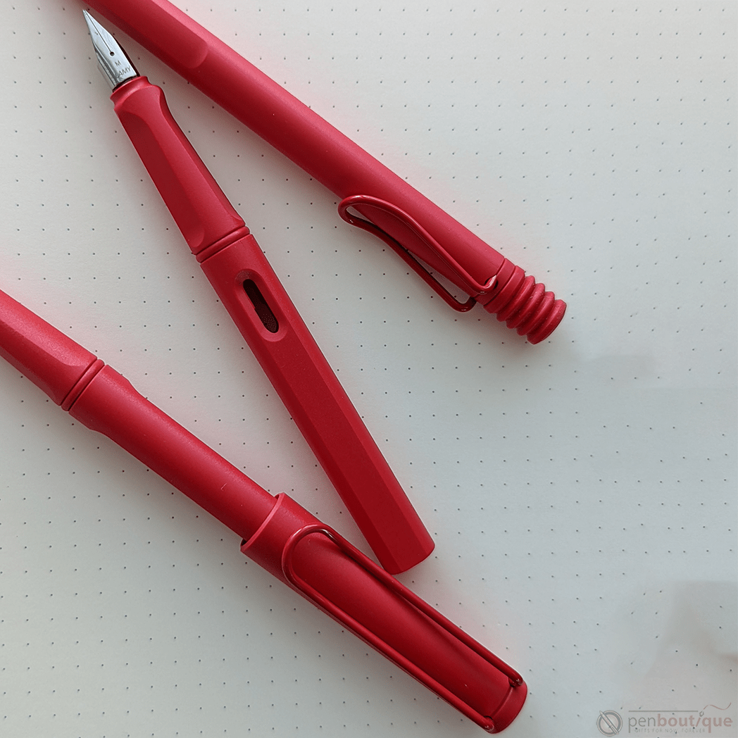 Lamy Safari Rollerball Pen - Special Edition - Cozy Strawberry - Pen Boutique Ltd