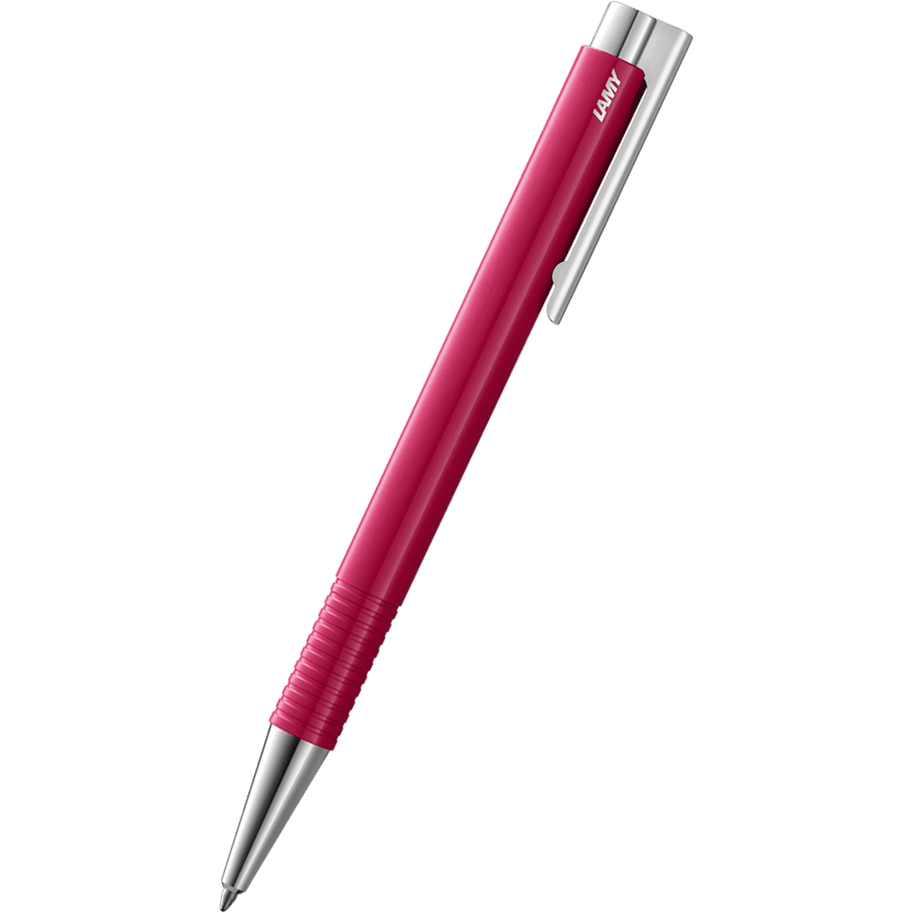 Lamy Logo M+ Ballpoint Pen - Raspberry Gloss - Special Edition - Pen Boutique Ltd
