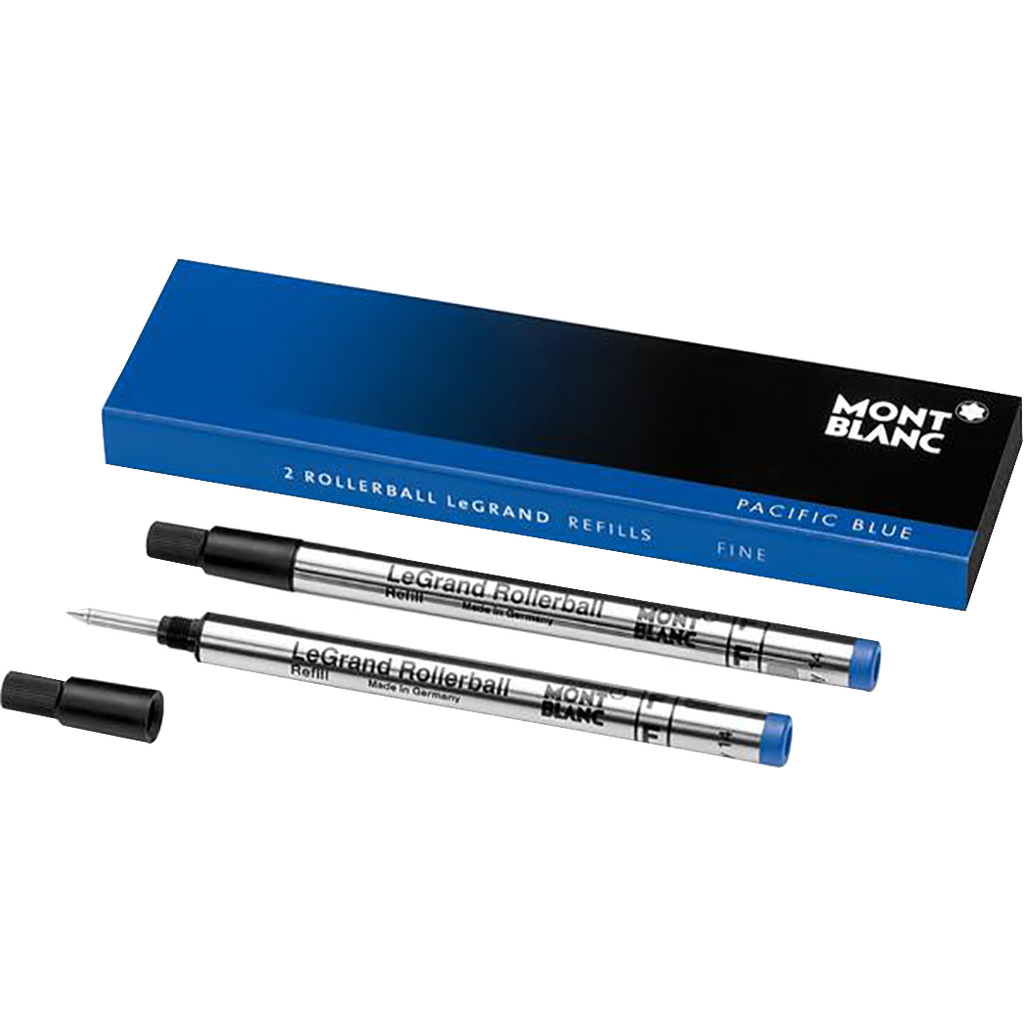 Montblanc Rollerball Refill - Pacific Blue (Fits LeGrand Rollerball Pen)-Pen Boutique Ltd