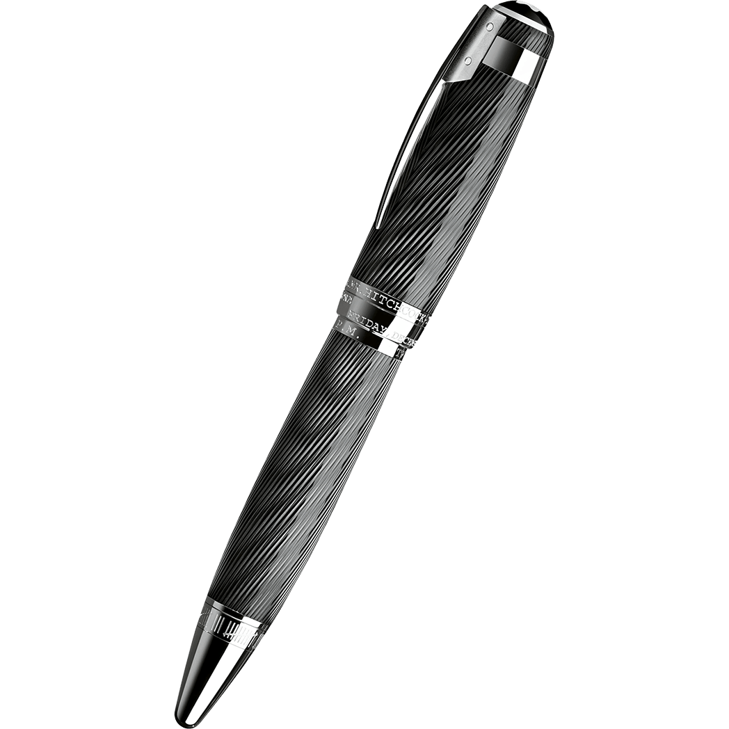 Montblanc Alfred Hitchcock Rollerball - Limited Edition - Black/Silver - Pen Boutique Ltd