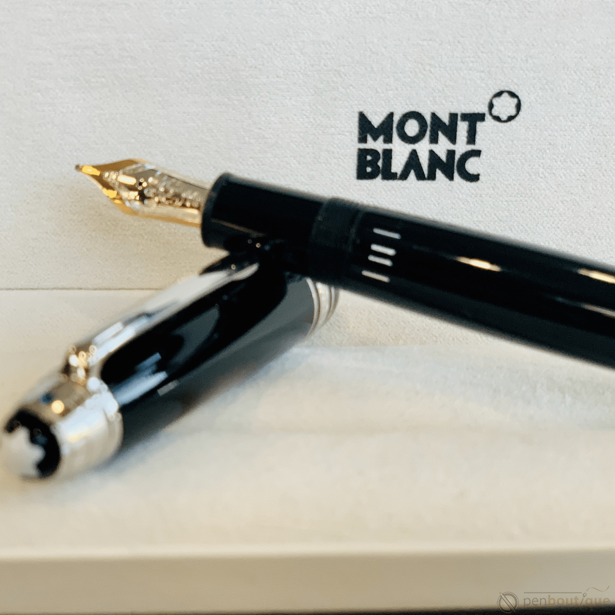 Montblanc Meisterstück Fountain Pen - UNICEF - Platinum Trim - Legrand - Pen Boutique Ltd