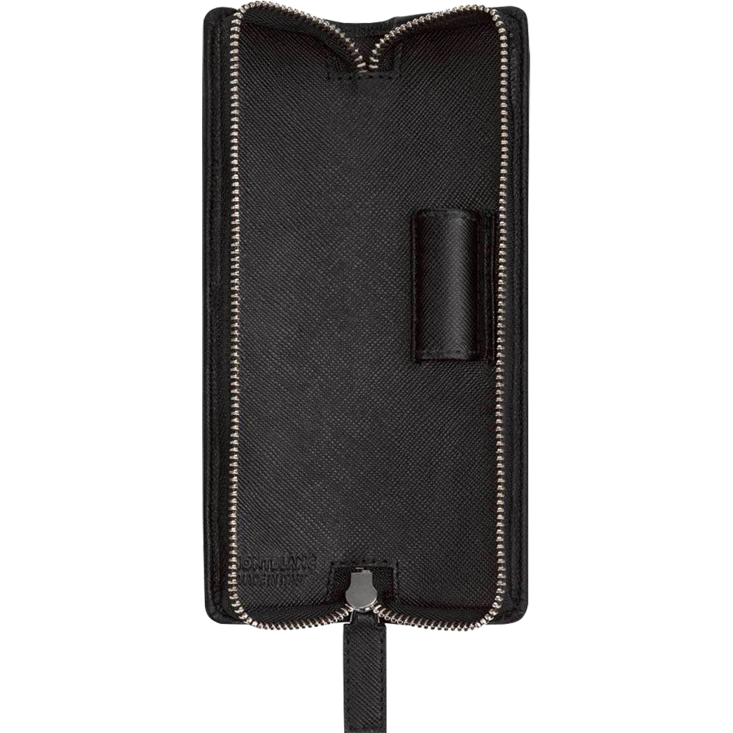 Montblanc Meisterstuck Pen Pouch - Sartorial Black (Single)-Pen Boutique Ltd