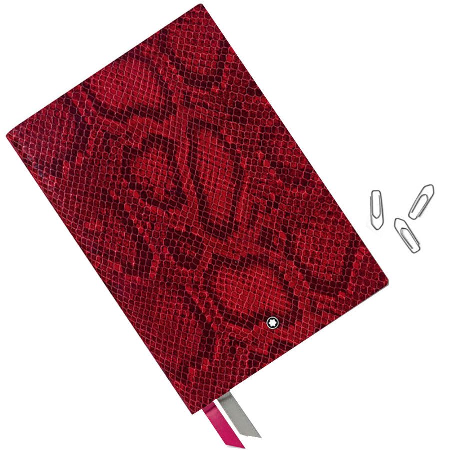 Montblanc Notebook - 146 Python Print Cayenne - Lined - Pen Boutique Ltd