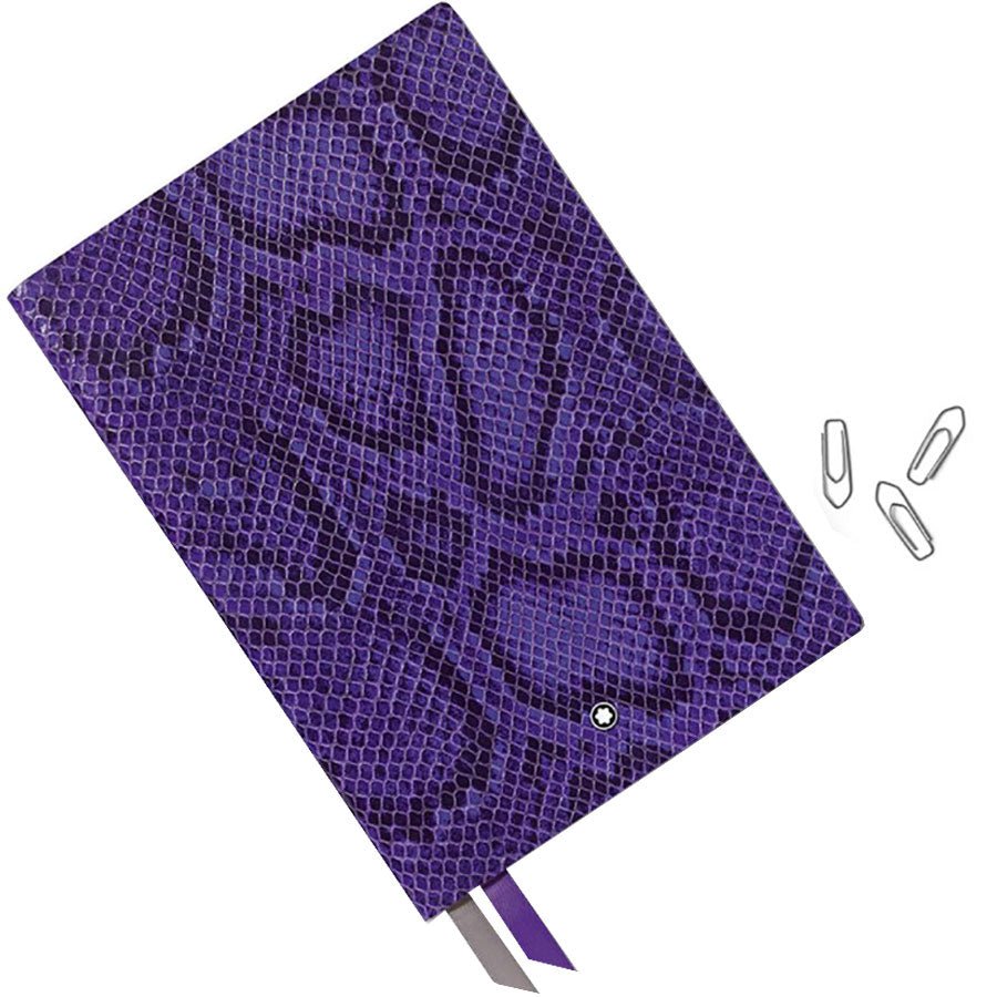Montblanc Notebook - 146 Python Print Violet - Lined - Pen Boutique Ltd