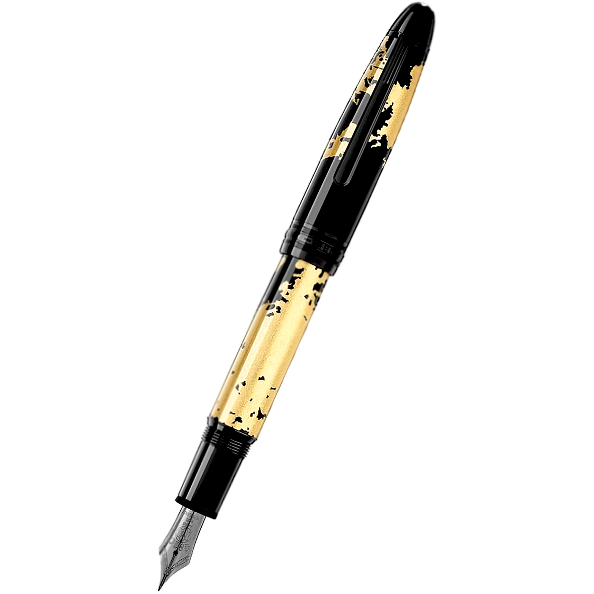 Montblanc Meisterstuck Fountain Pen - 146 Solitaire - Gold Leaf - Calligraphy-Pen Boutique Ltd