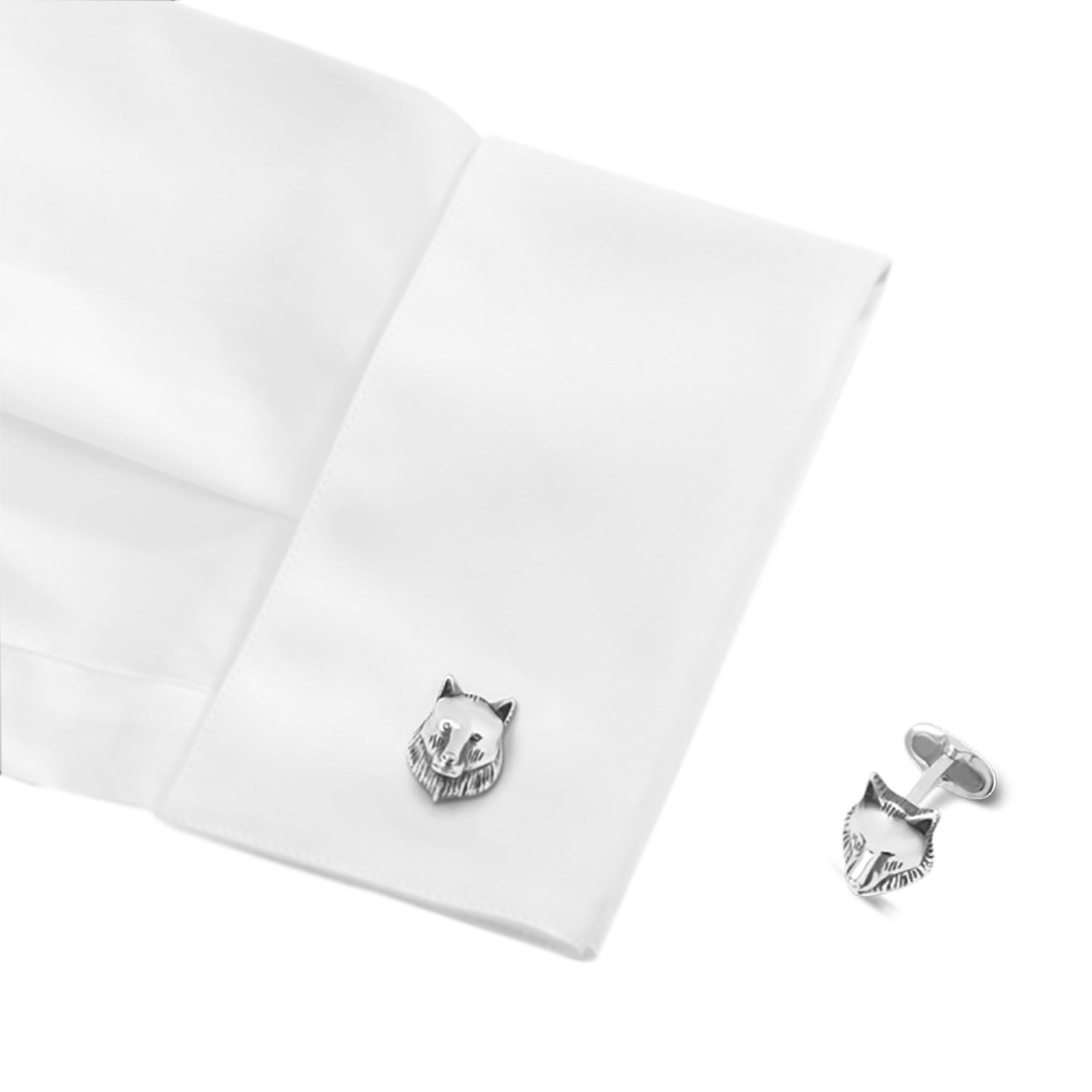 Montblanc Cufflinks - Kipling - Silver - Pen Boutique Ltd