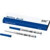 Montblanc Ballpoint Refill - Royal Blue (2 Per Pack) - Pen Boutique Ltd