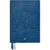 Montblanc Notebook - 146 Lizard Print - Federal Blue - Lined - Pen Boutique Ltd