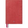Montblanc Notebook - 146 Lizard Print - Cardinal Red - Lined - Pen Boutique Ltd