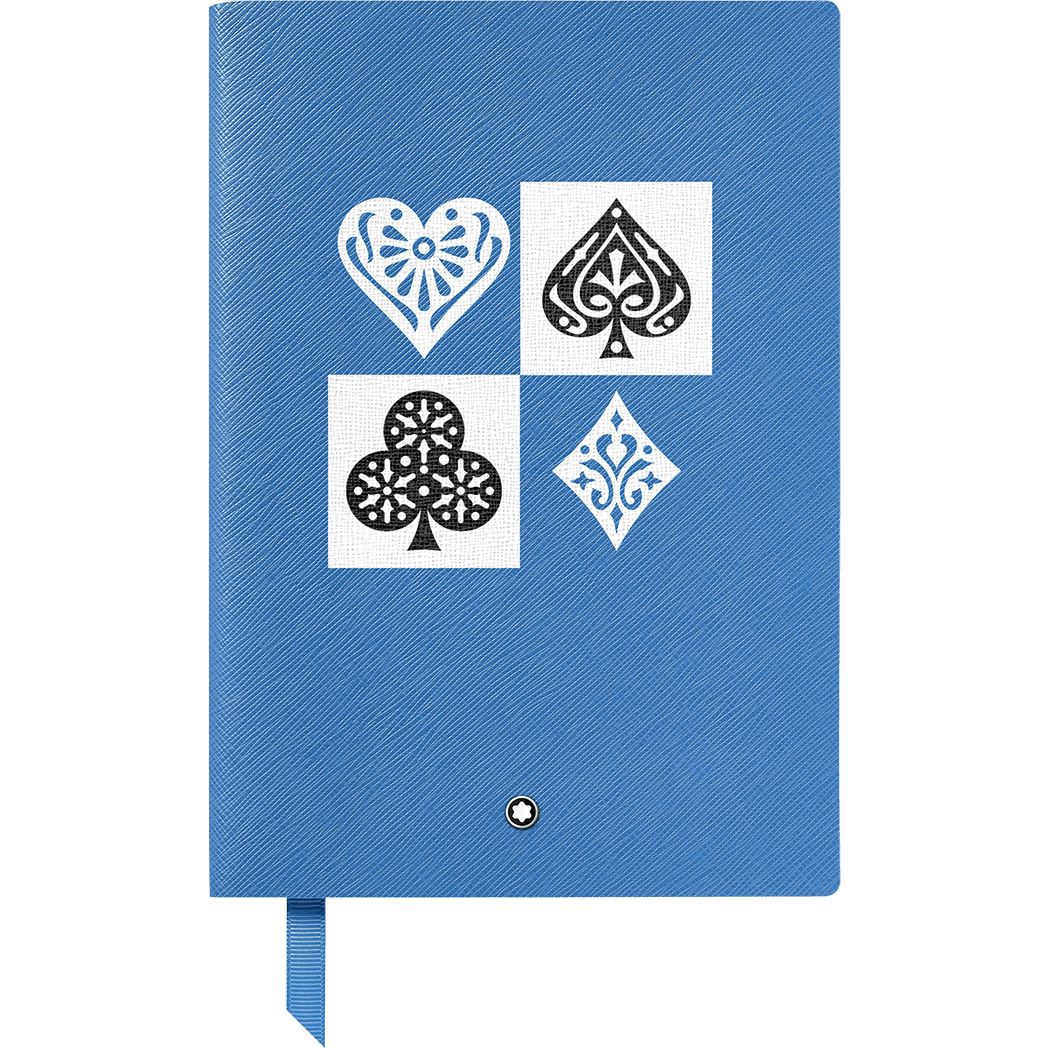 Montblanc Writers Edition Notebook - Around The World In 80 Days - 146 (Card Suits) - Pen Boutique Ltd