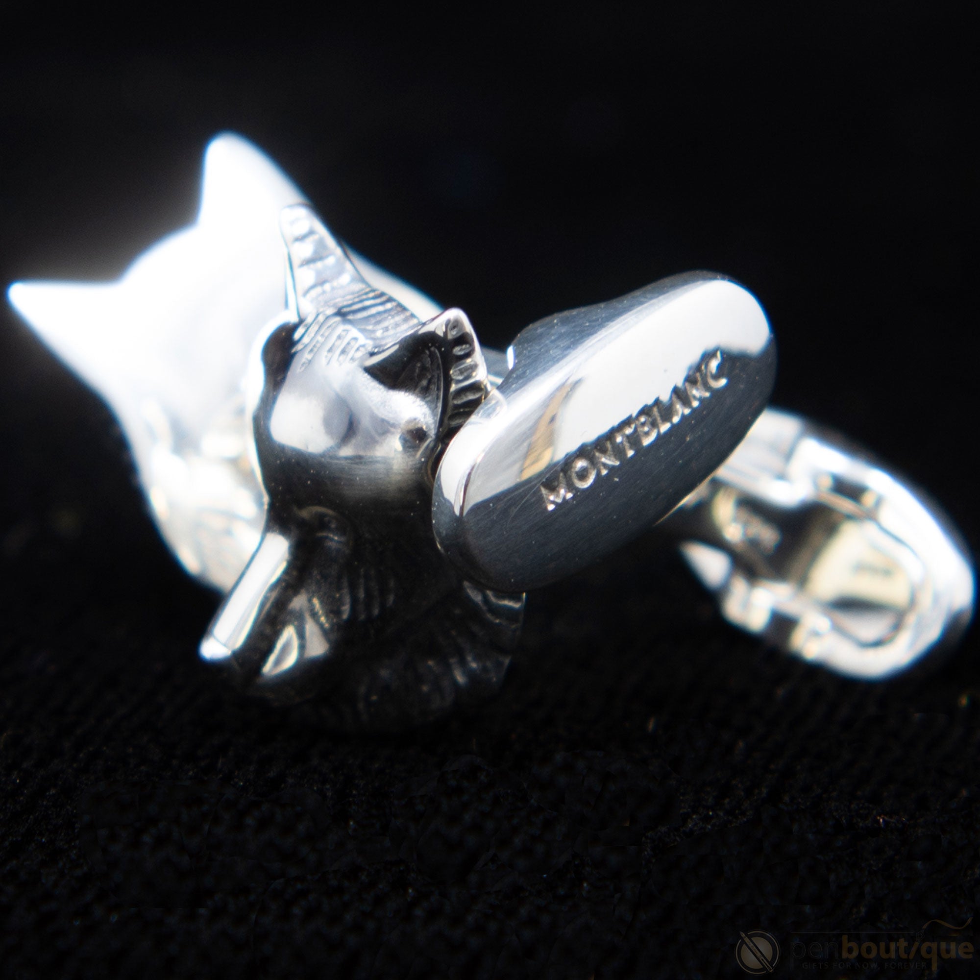 Montblanc Cufflinks - Kipling - Silver - Pen Boutique Ltd