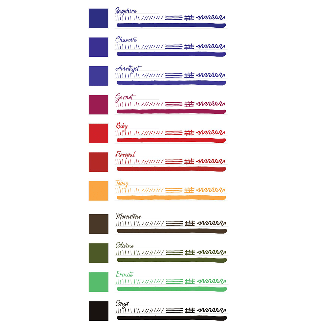 Monteverde USA Gemstone Ink Set - Pen Boutique Ltd