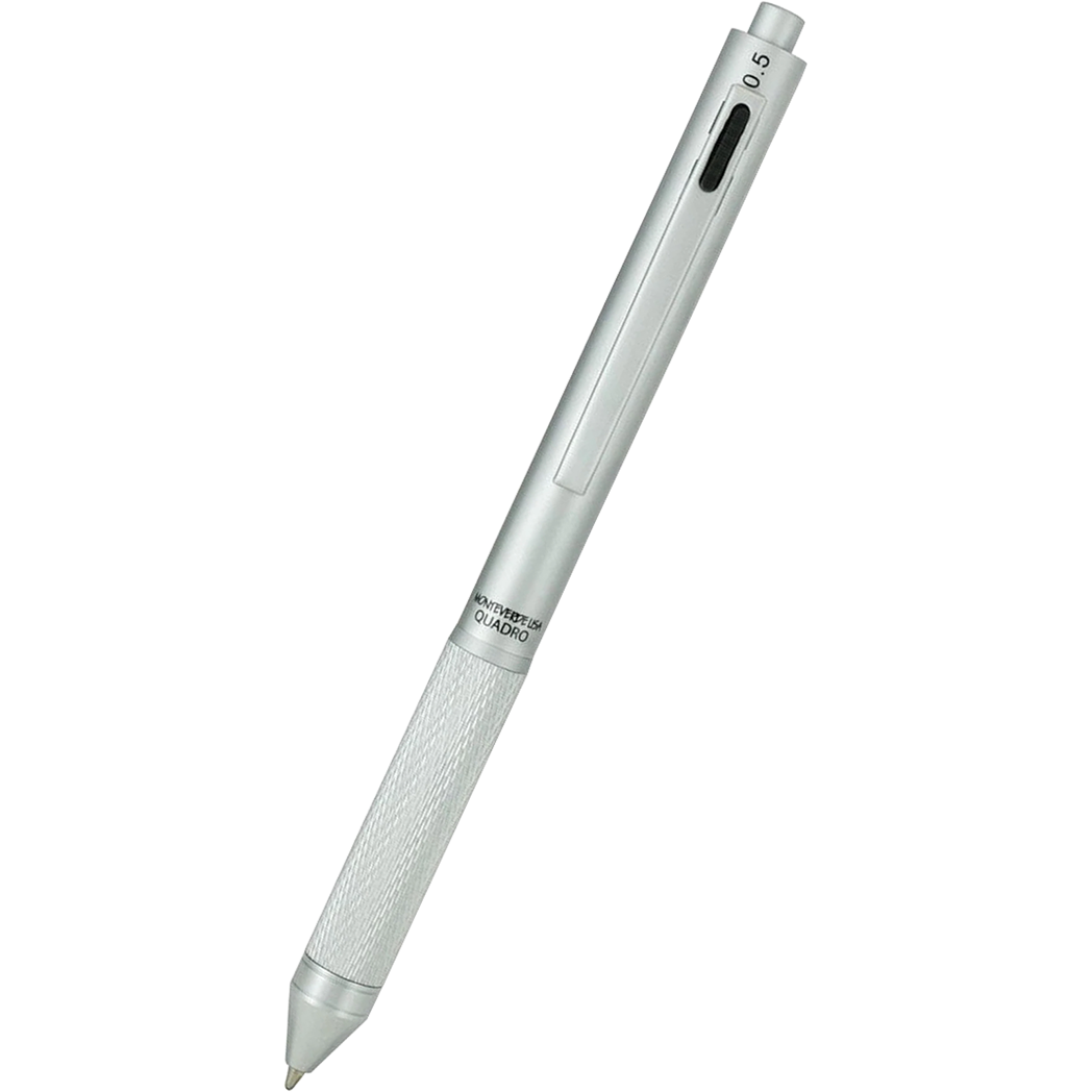 Monteverde Quadro 4 in 1 Silver-Pen Boutique Ltd
