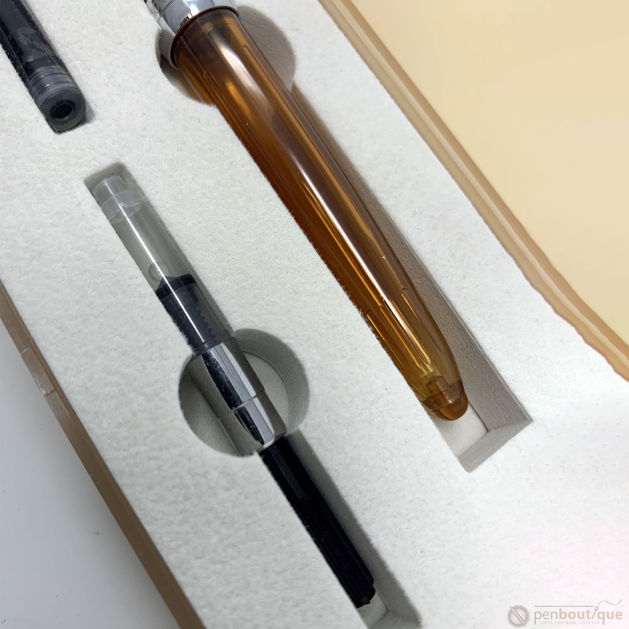 Monteverde Monza Honey Amber Fountain Pen-Pen Boutique Ltd