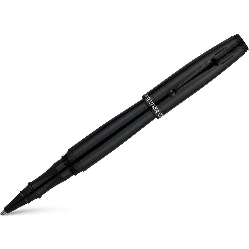 Monteverde Invincia Stealth Black Rollerball Pen - Pen Boutique Ltd