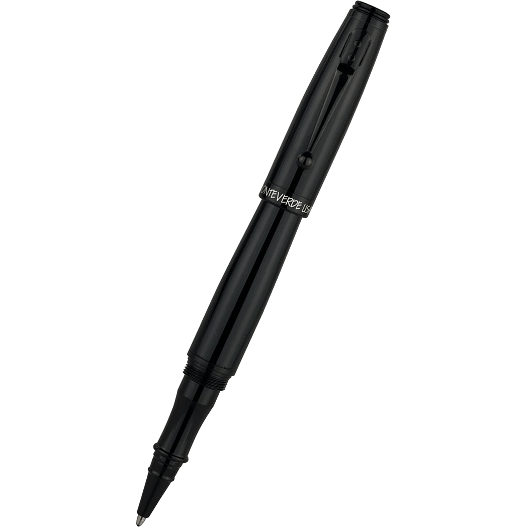Monteverde Invincia Stealth Black Rollerball Pen - Pen Boutique Ltd