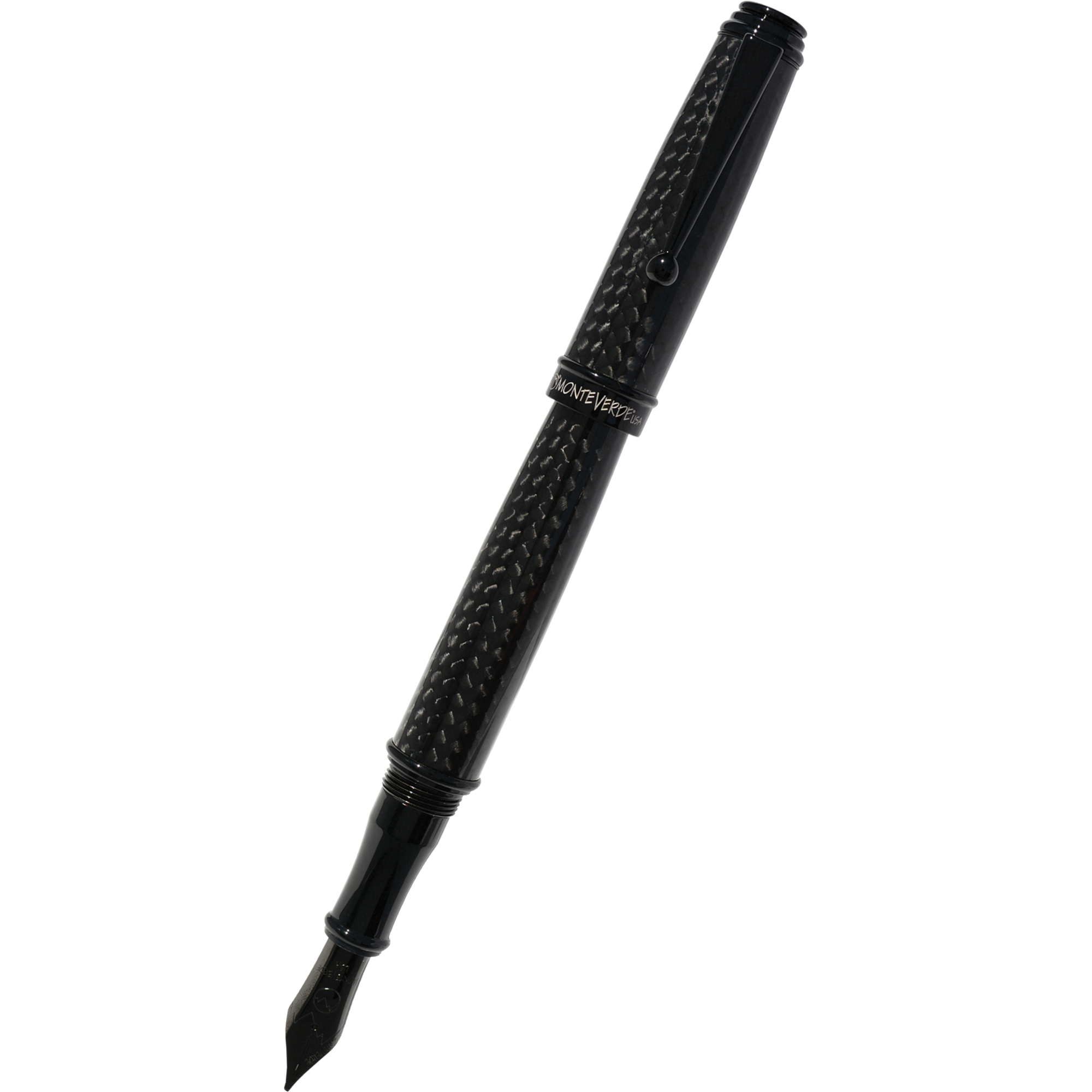 Monteverde Invincia Deluxe Black Fountain Pen-Pen Boutique Ltd