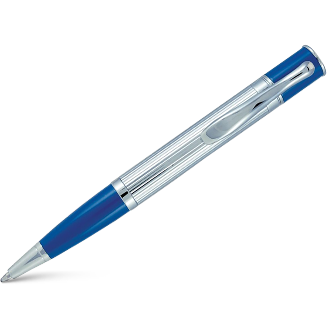 Monteverde Mini Jewelria Cobalt Blue Line Cut Ballpoint Pen-Pen Boutique Ltd