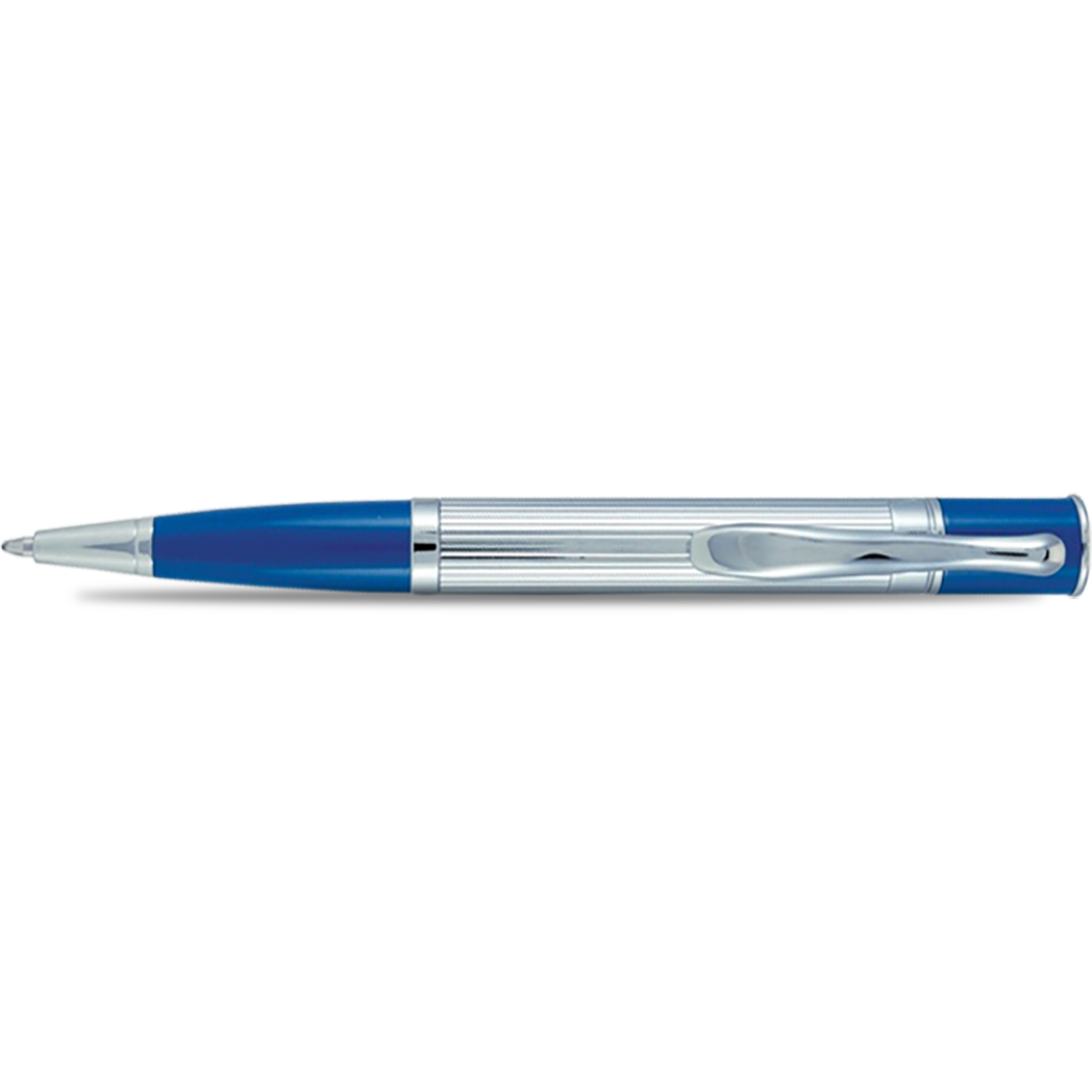 Monteverde Mini Jewelria Cobalt Blue Line Cut Ballpoint Pen-Pen Boutique Ltd
