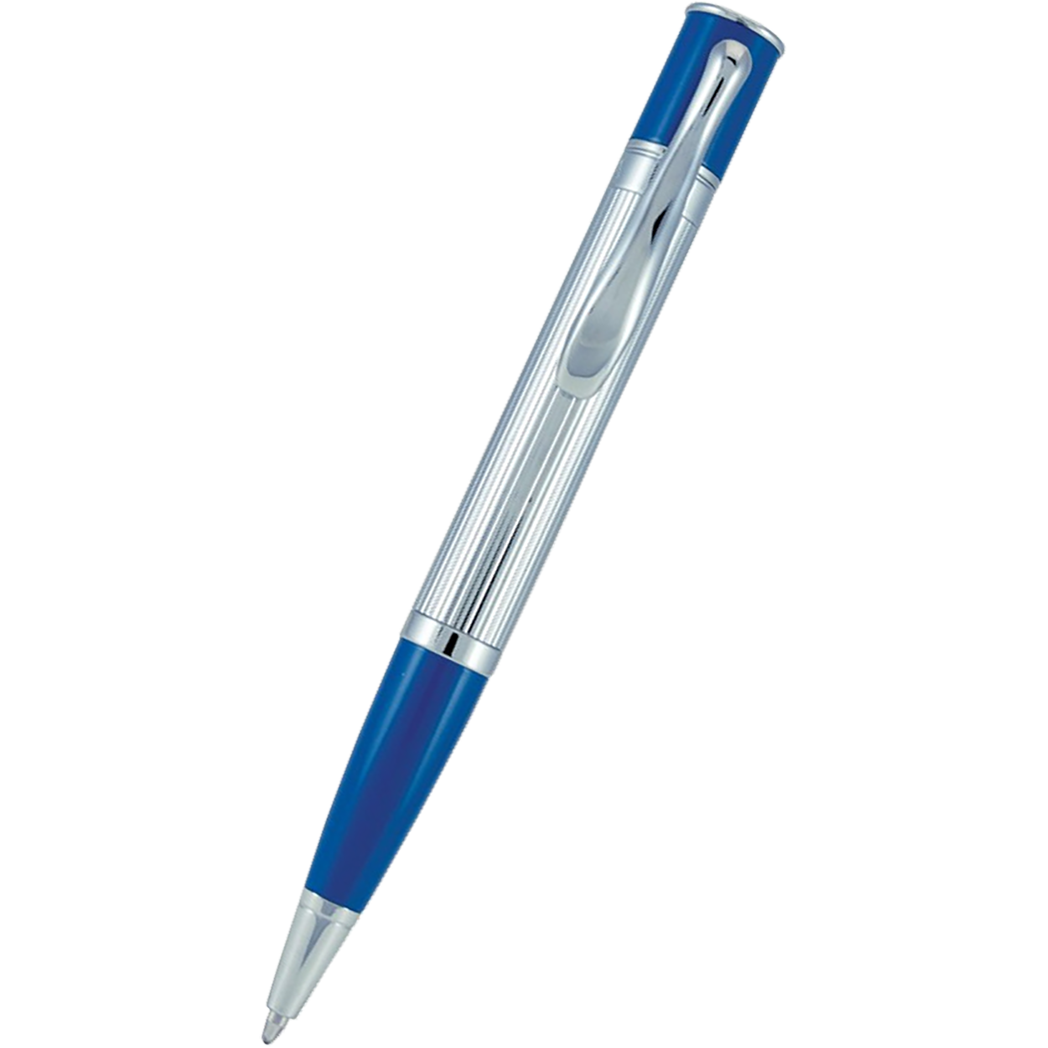 Monteverde Mini Jewelria Cobalt Blue Line Cut Ballpoint Pen-Pen Boutique Ltd