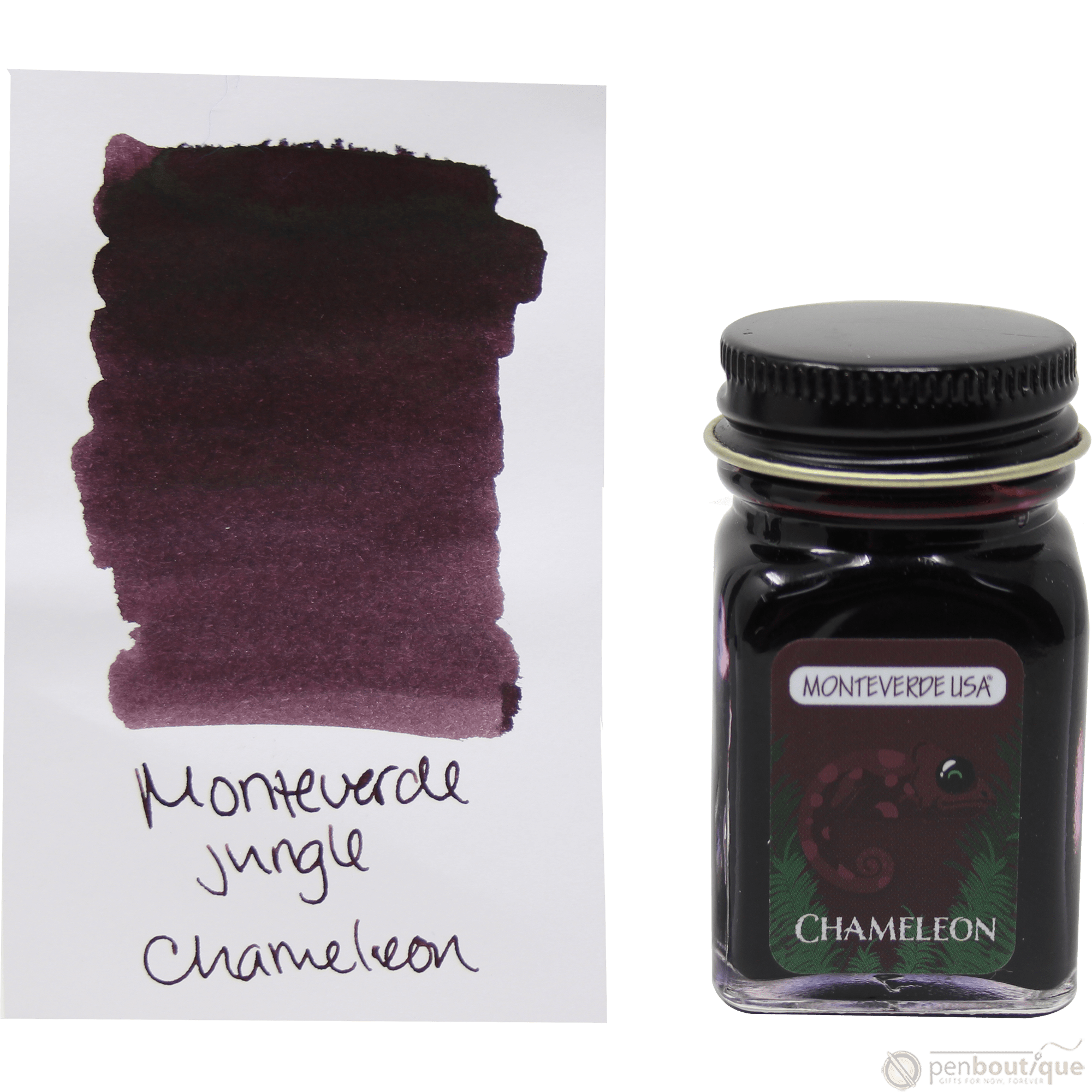 Monteverde Ink Bottle - Jungle Chameleon (Burgundy) - 30 ml - Pen Boutique Ltd