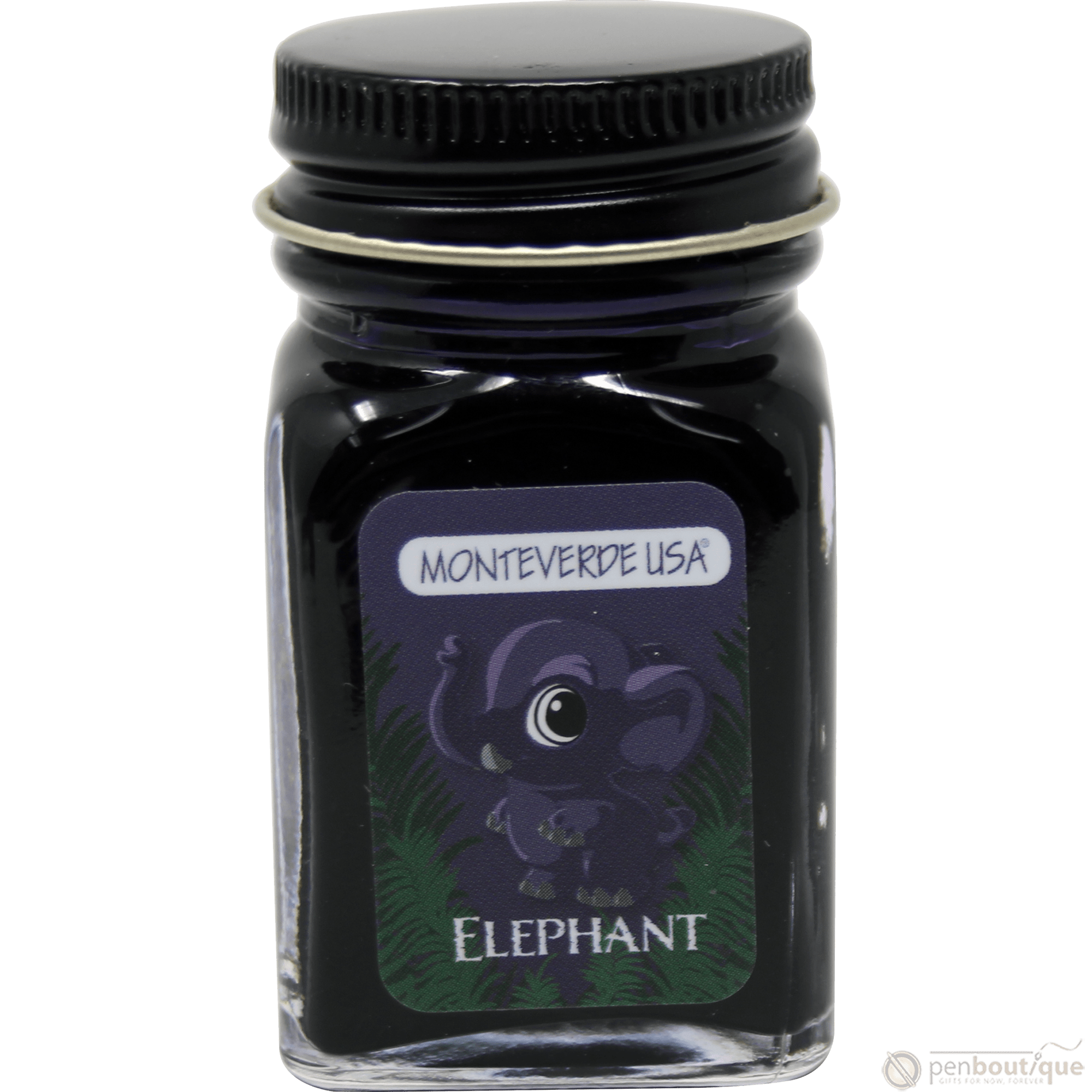 Monteverde Ink Bottle - Jungle Elephant (Purple) - 30 ml - Pen Boutique Ltd