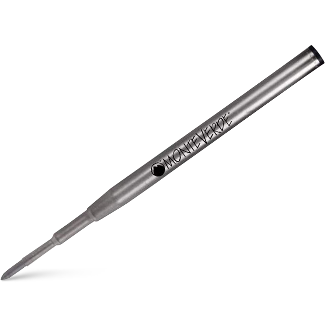 Monteverde Gel Ballpoint Refill to fit Montblanc Black Fine - 2/package-Pen Boutique Ltd