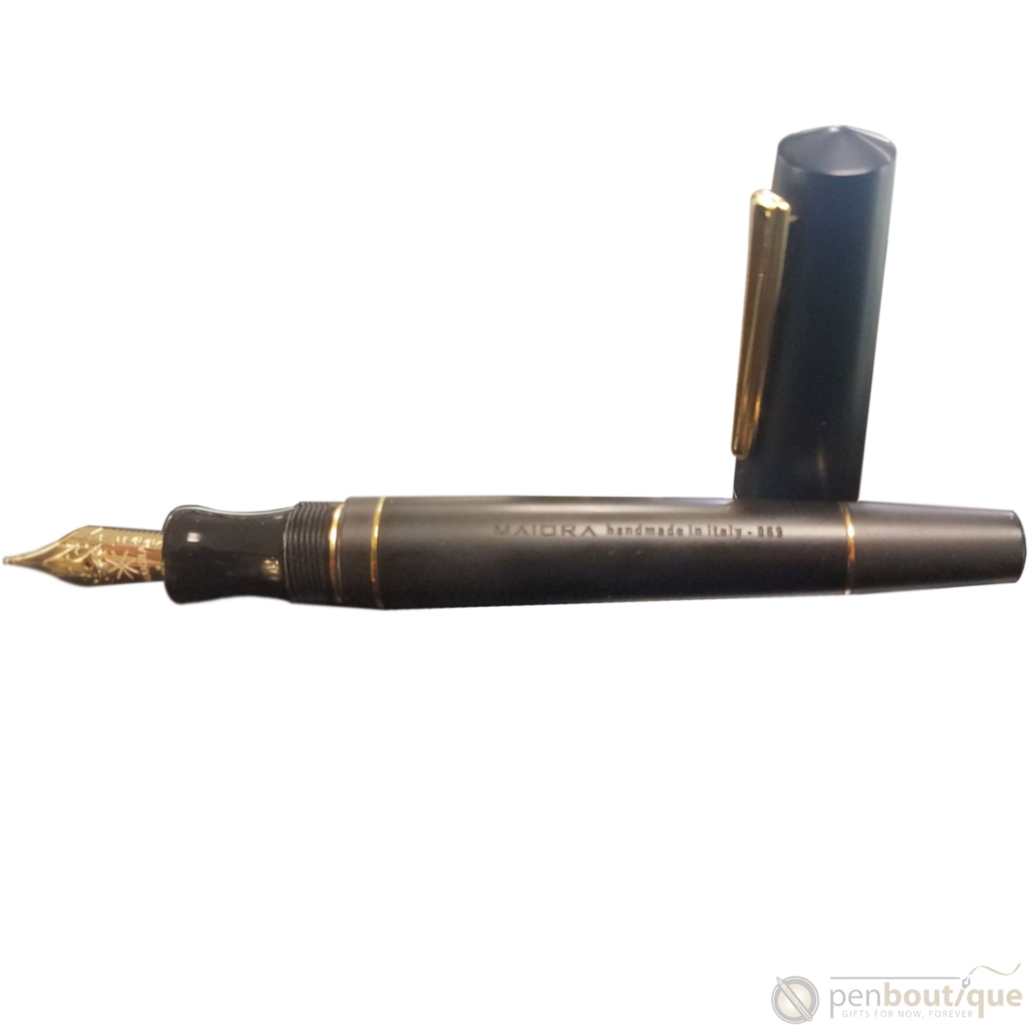 Maiora Impronte Fountain Pen - Matte Black (Numbered Edition) - Pen Boutique Ltd