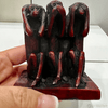 Pen Boutique Three Mini Wise Monkeys Paper Weight with Mask See Hear or Speak No Evil - Pen Boutique Ltd