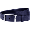 Montblanc Leather Belt - Blue - Pen Boutique Ltd