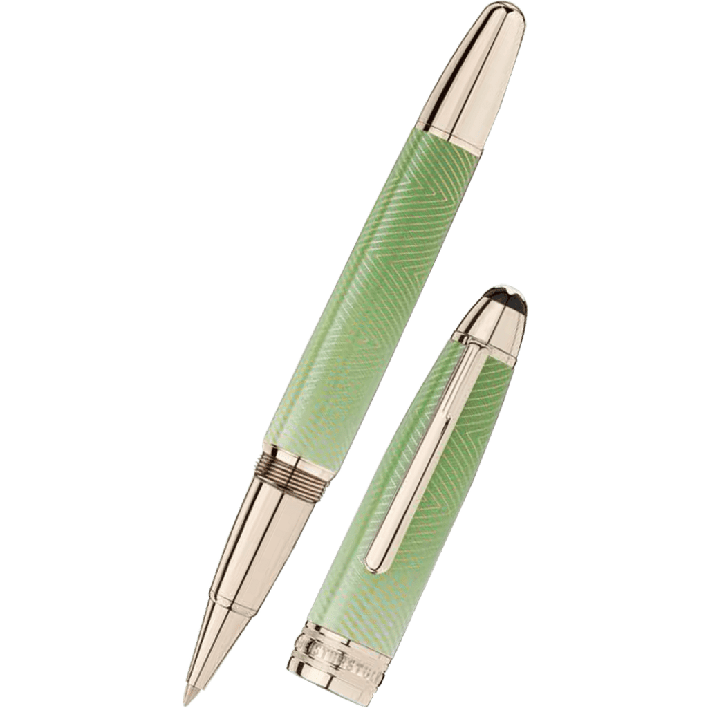 Montblanc Meisterstuck Calligraphy Rollerball Pen - Solitaire Celadon Dégradé - Pen Boutique Ltd