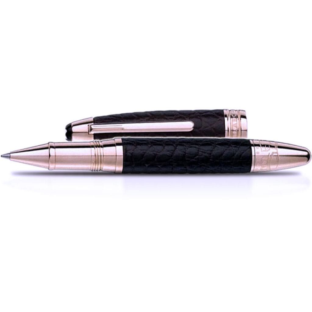 Montblanc Meisterstuck Rollerball Pen - Great Masters - Alligator Leather - Brown - Pen Boutique Ltd