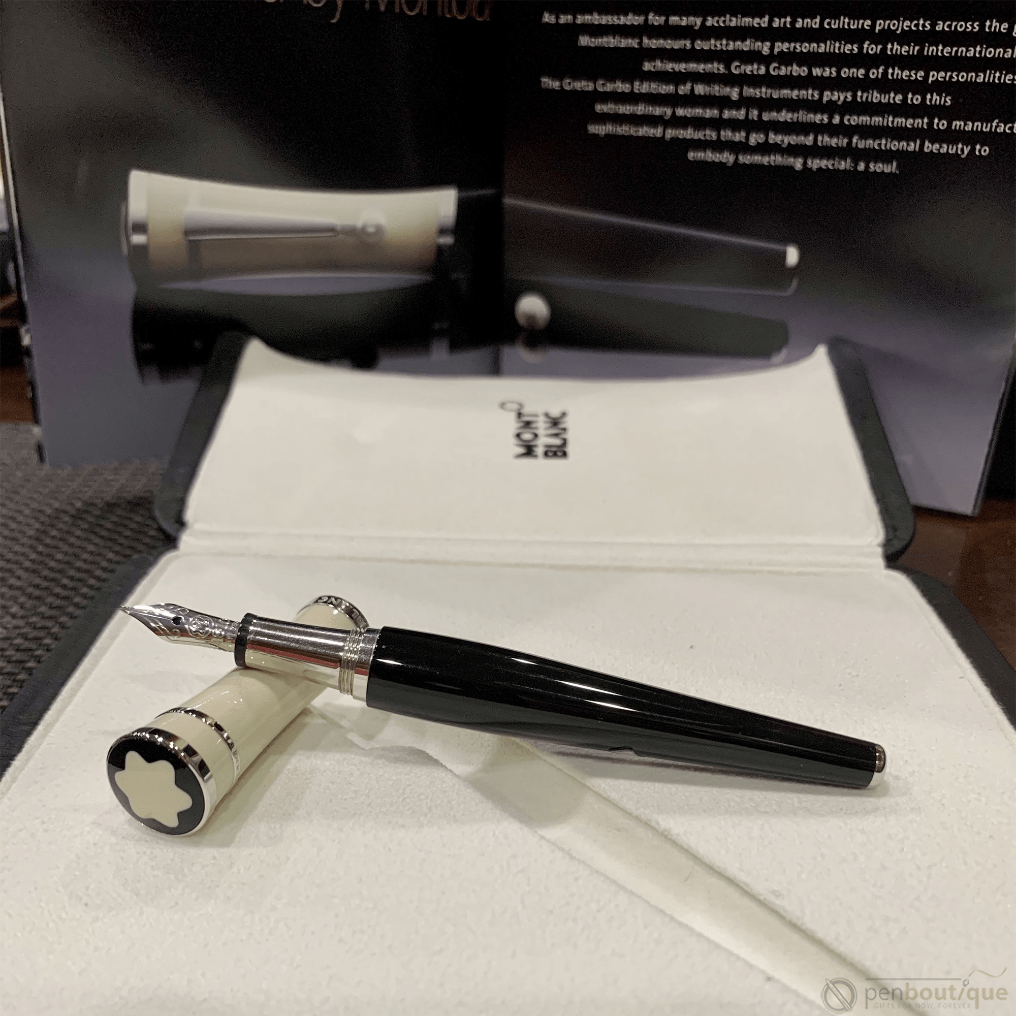 Montblanc Muses Greta Garbo Fountain Pen - Special Edition M - Pen Boutique Ltd