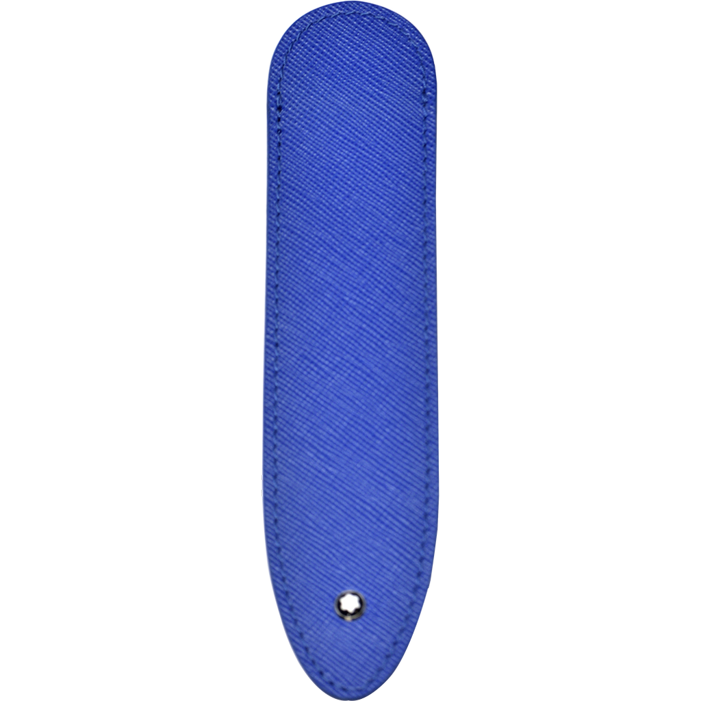 Montblanc Sartorial Pen Sleeve - Electric Blue-Pen Boutique Ltd