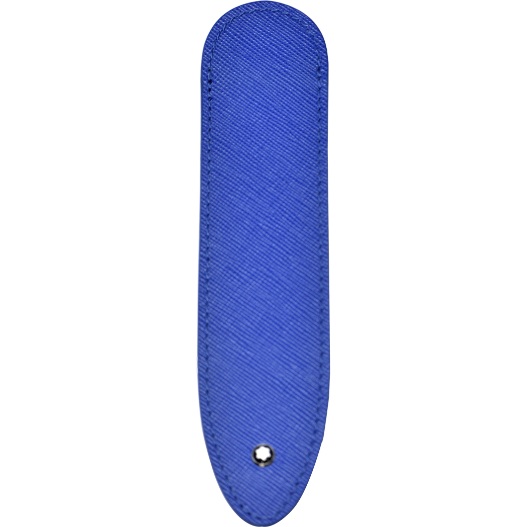 Montblanc Sartorial Pen Sleeve - Electric Blue-Pen Boutique Ltd