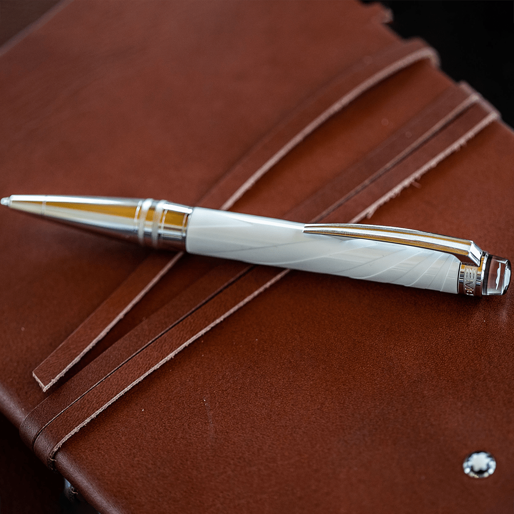 Montblanc StarWalker Ceramics Doue White Ballpoint - Dynamic Ceramic Doue White - Pen Boutique Ltd