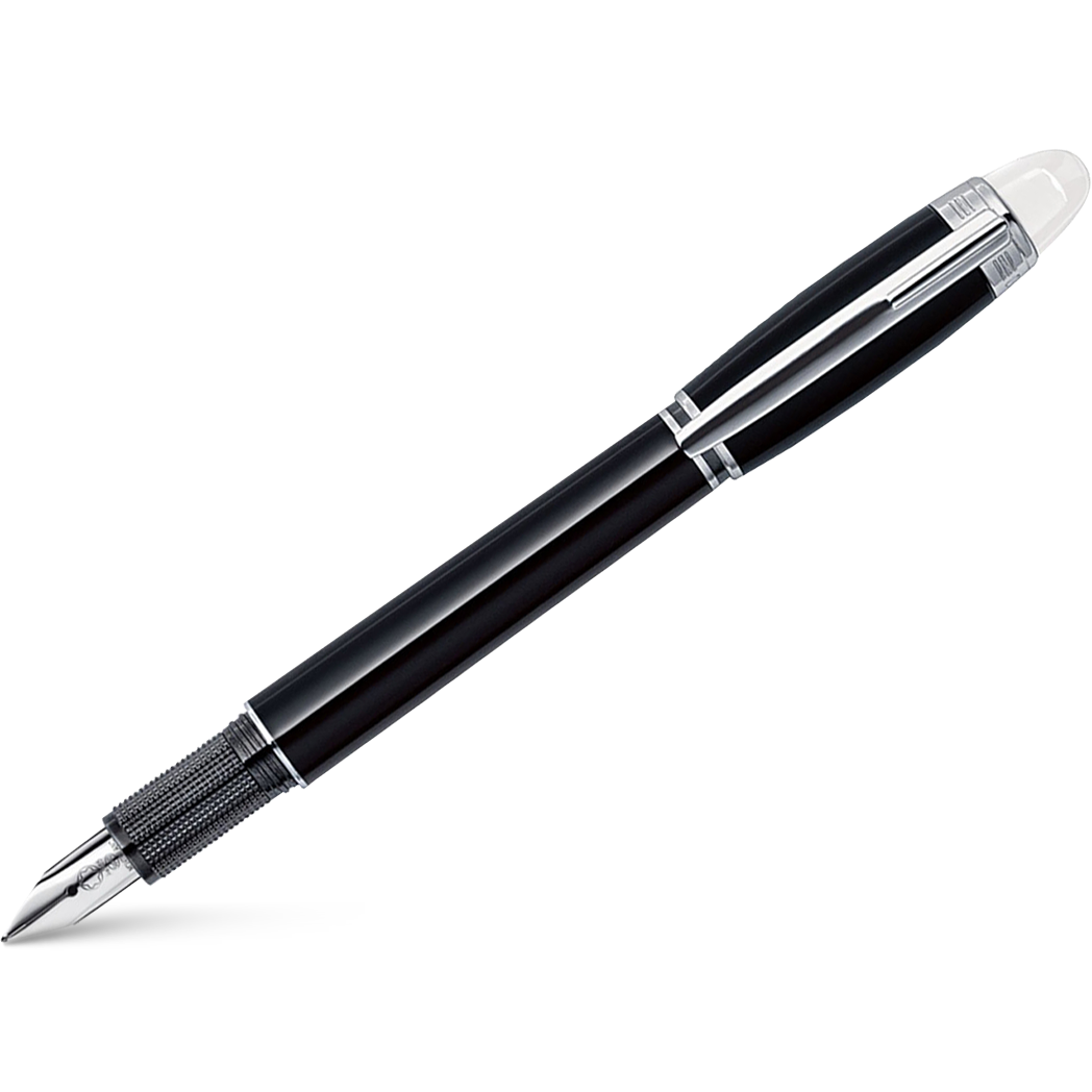 Montblanc StarWalker Fountain Pen - Black - Platinum Trim - Medium-Pen Boutique Ltd
