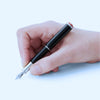 Montblanc Heritage Fountain Pen - Rouge & Noir - Baby Black (Special Edition) - Pen Boutique Ltd