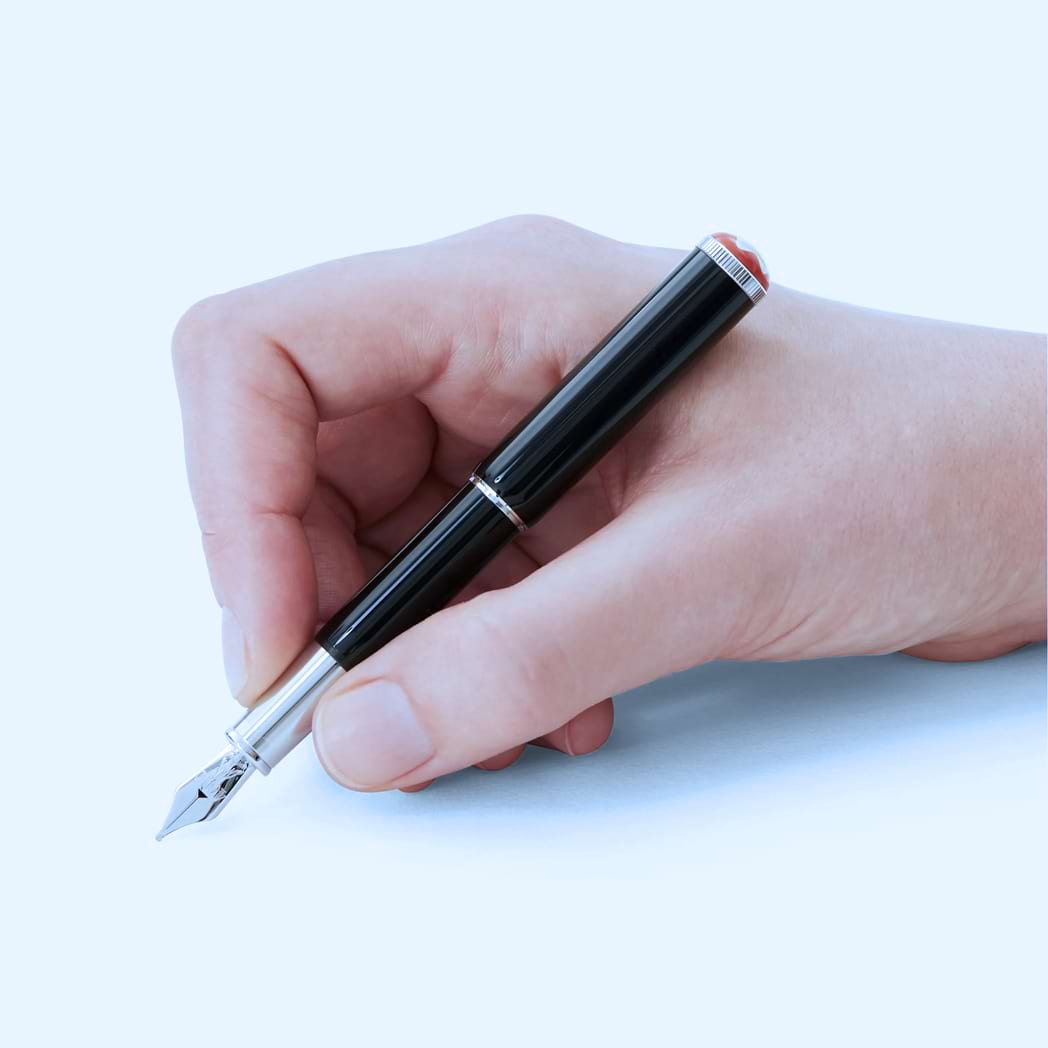 Montblanc Heritage Fountain Pen - Rouge & Noir - Baby Black (Special Edition) - Pen Boutique Ltd