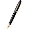 Montblanc Meisterstuck Calligraphy Fountain Pen - 149 Black - Curved Nib - Pen Boutique Ltd