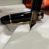 Montblanc Meisterstuck Calligraphy Fountain Pen - 149 Black - Curved Nib - Pen Boutique Ltd