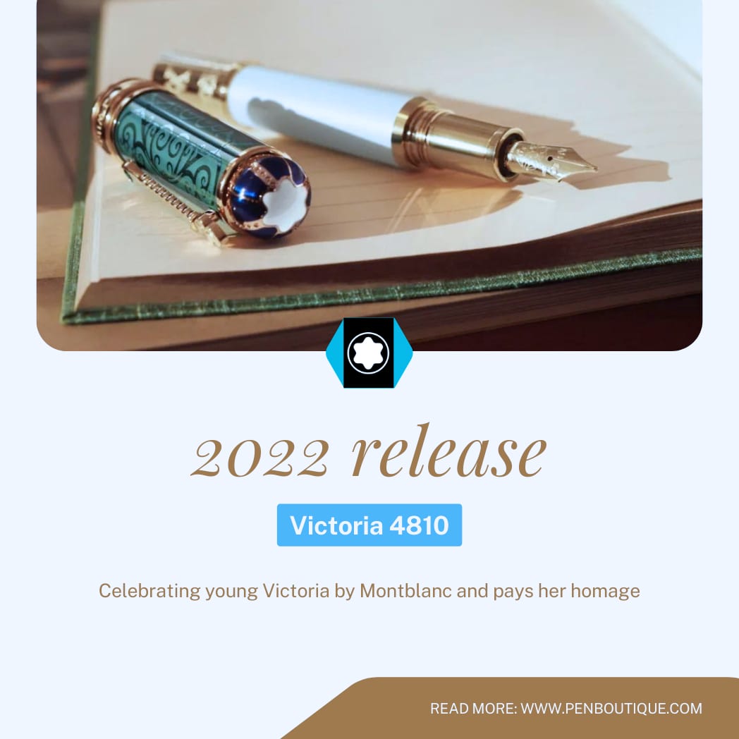 Montblanc Patron of Art Fountain Pen - Limited Edition 4810 - Victoria - Pen Boutique Ltd